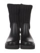 Moncler Leather Rain Boots