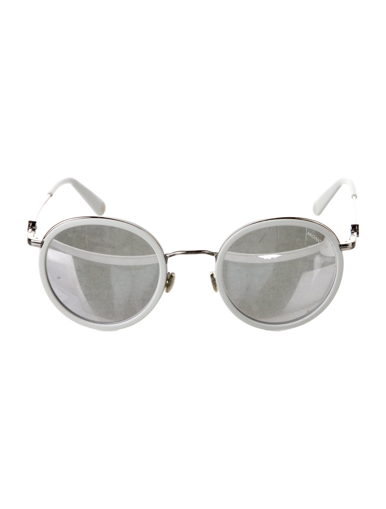 Moncler Round Mirrored Sunglasses