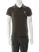Moncler Striped V-Neck Polo Shirt