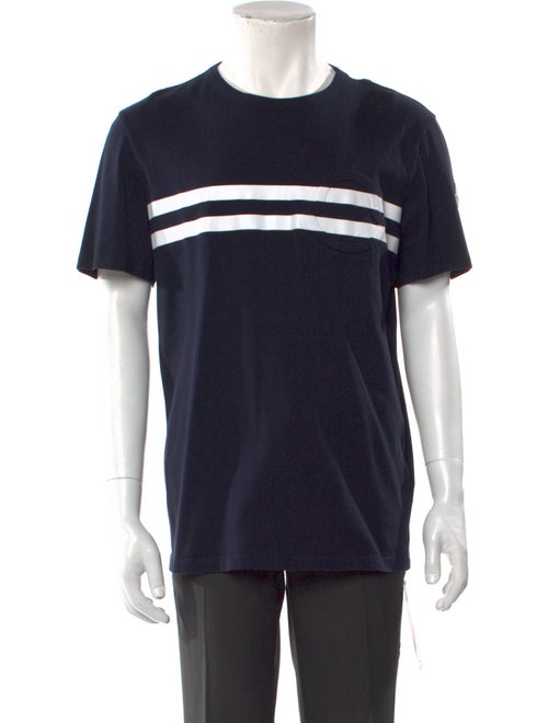 Moncler Striped Crew Neck T-Shirt