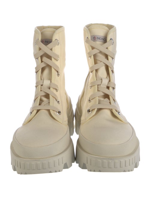 Moncler Canvas Combat Boots