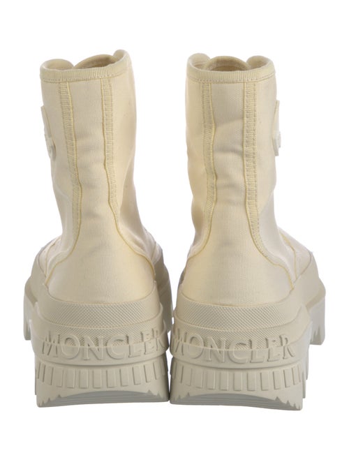 Moncler Canvas Combat Boots