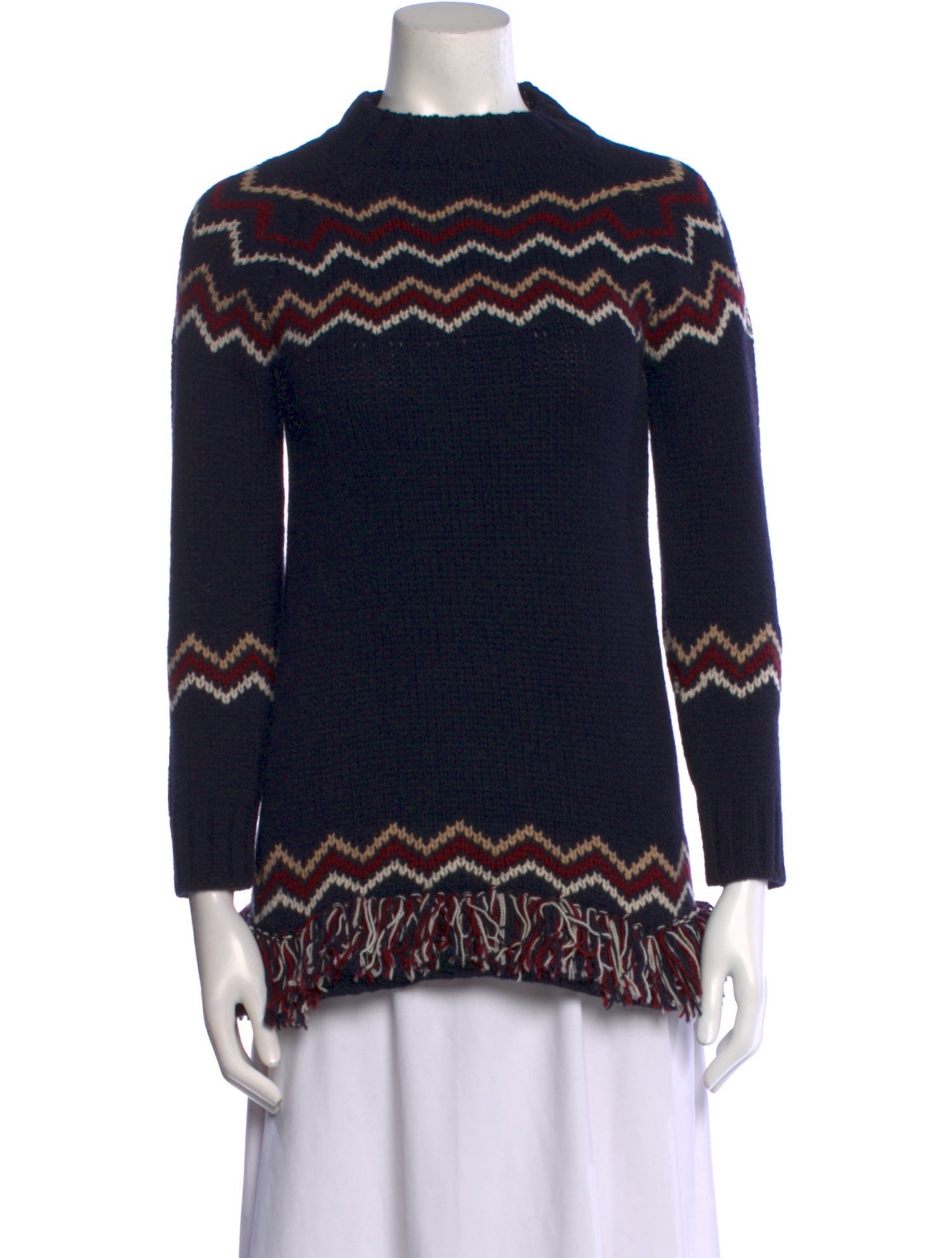 Moncler Wool Printed Sweater