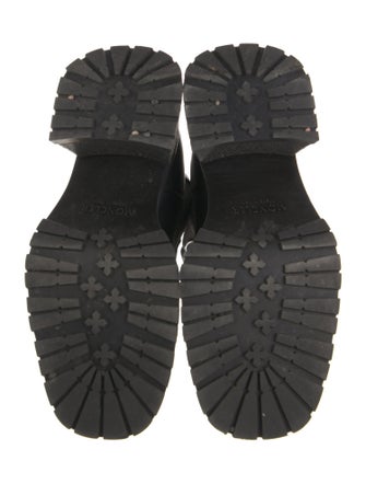 Moncler Leather Chelsea Boots