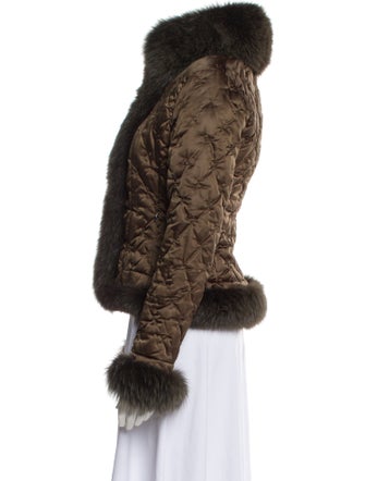 Moncler Animal Print Down Jacket