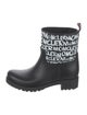 Moncler Rubber Printed Rain Boots