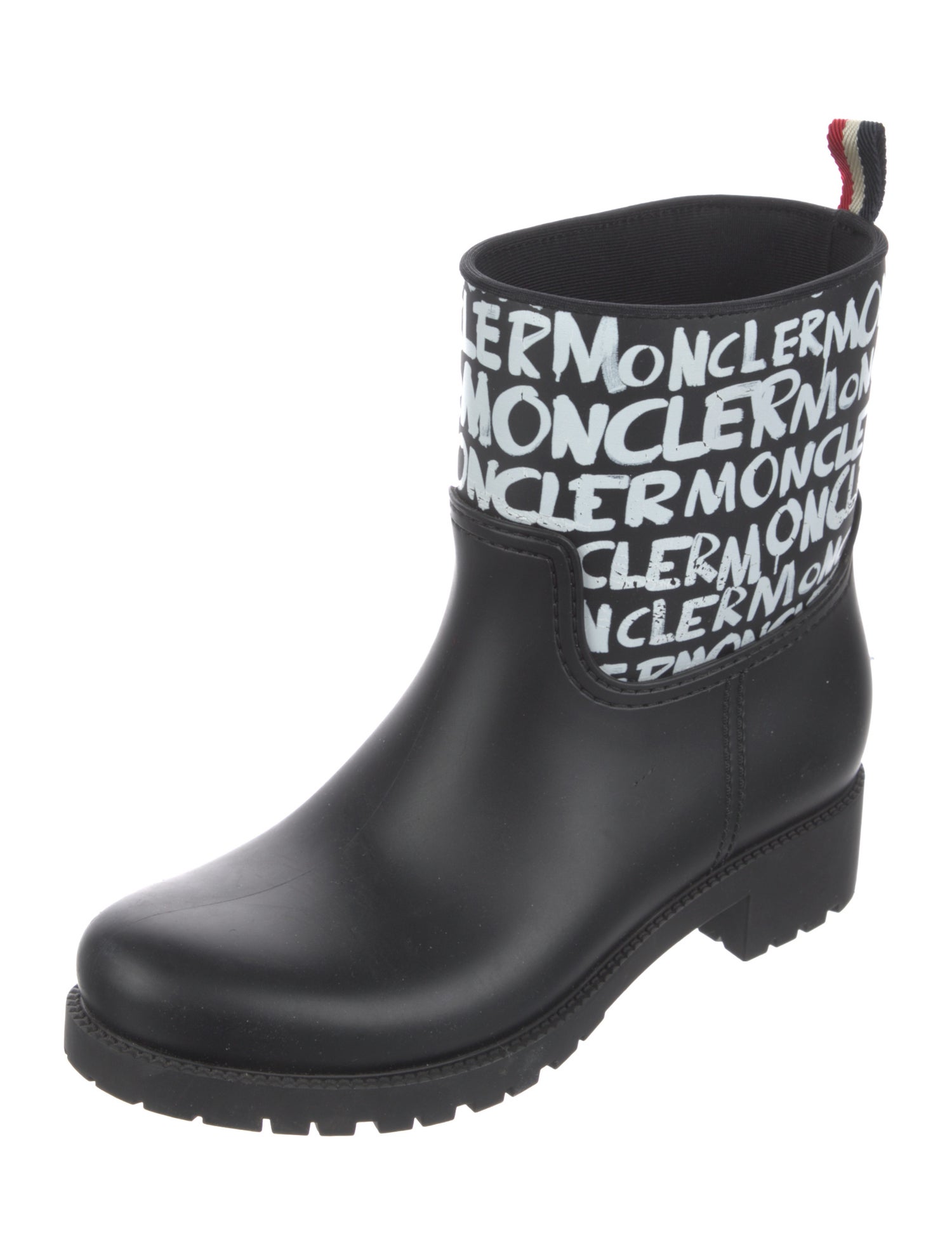 Moncler Rubber Printed Rain Boots