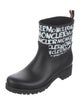 Moncler Rubber Printed Rain Boots