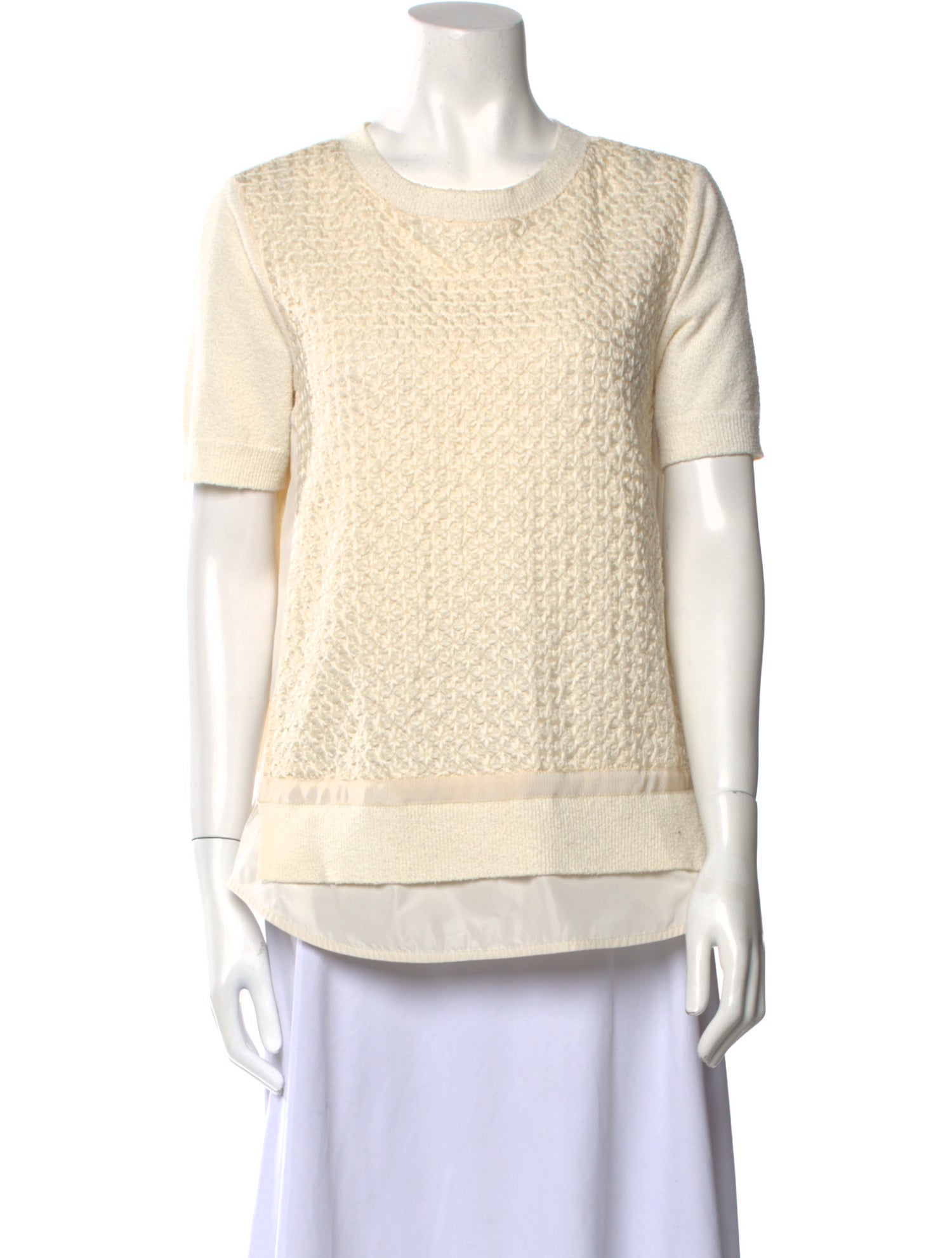 Moncler Crew Neck Short Sleeve Sweatshirt