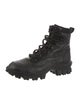 Moncler Leather Combat Boots