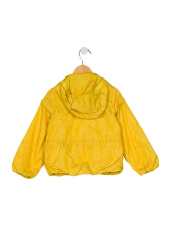 Moncler Toddler Girls' Ruffle-Embellished Hooded Jacket