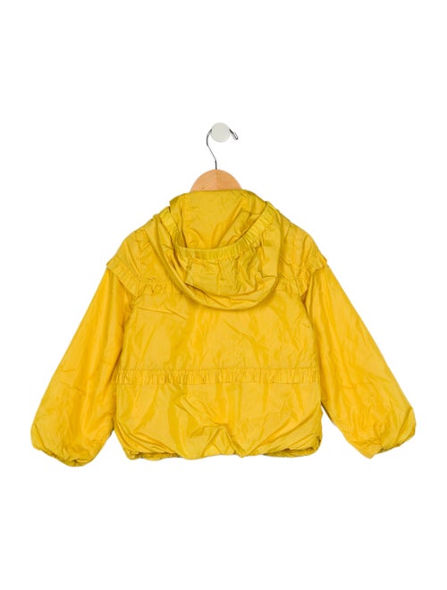 Moncler Toddler Girls' Ruffle-Embellished Hooded Jacket