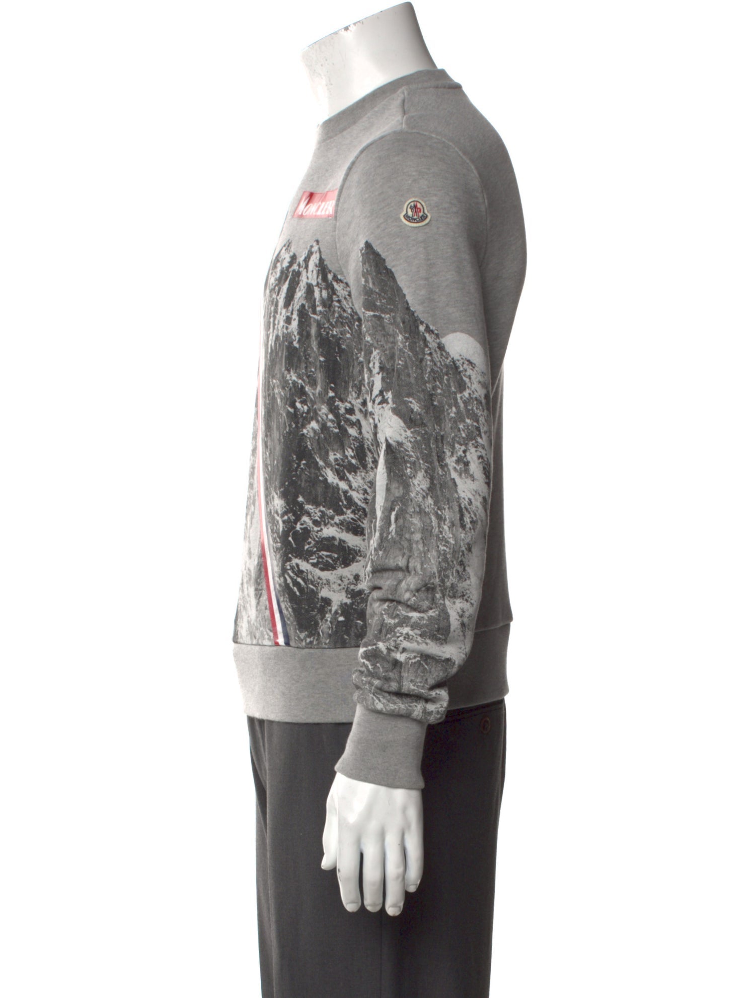 Moncler Graphic Print Crew Neck Sweatshirt