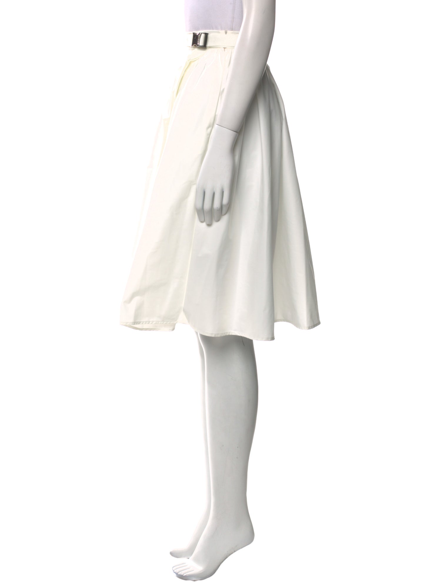 Moncler Pleated Accents Knee-Length Skirt