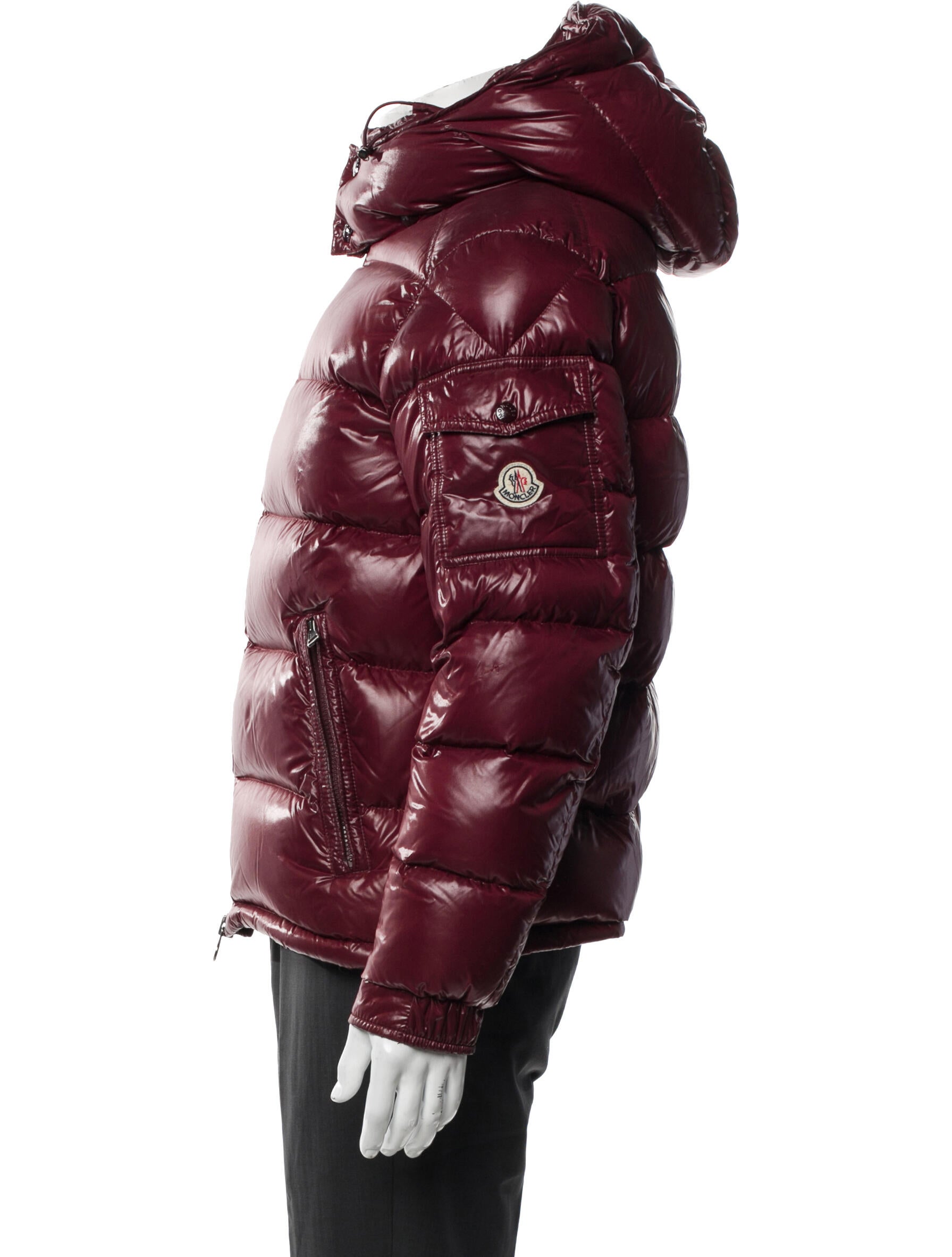 Moncler Quilted Pattern Puffer Coat