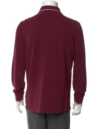 Moncler Collar Long Sleeve Polo Shirt