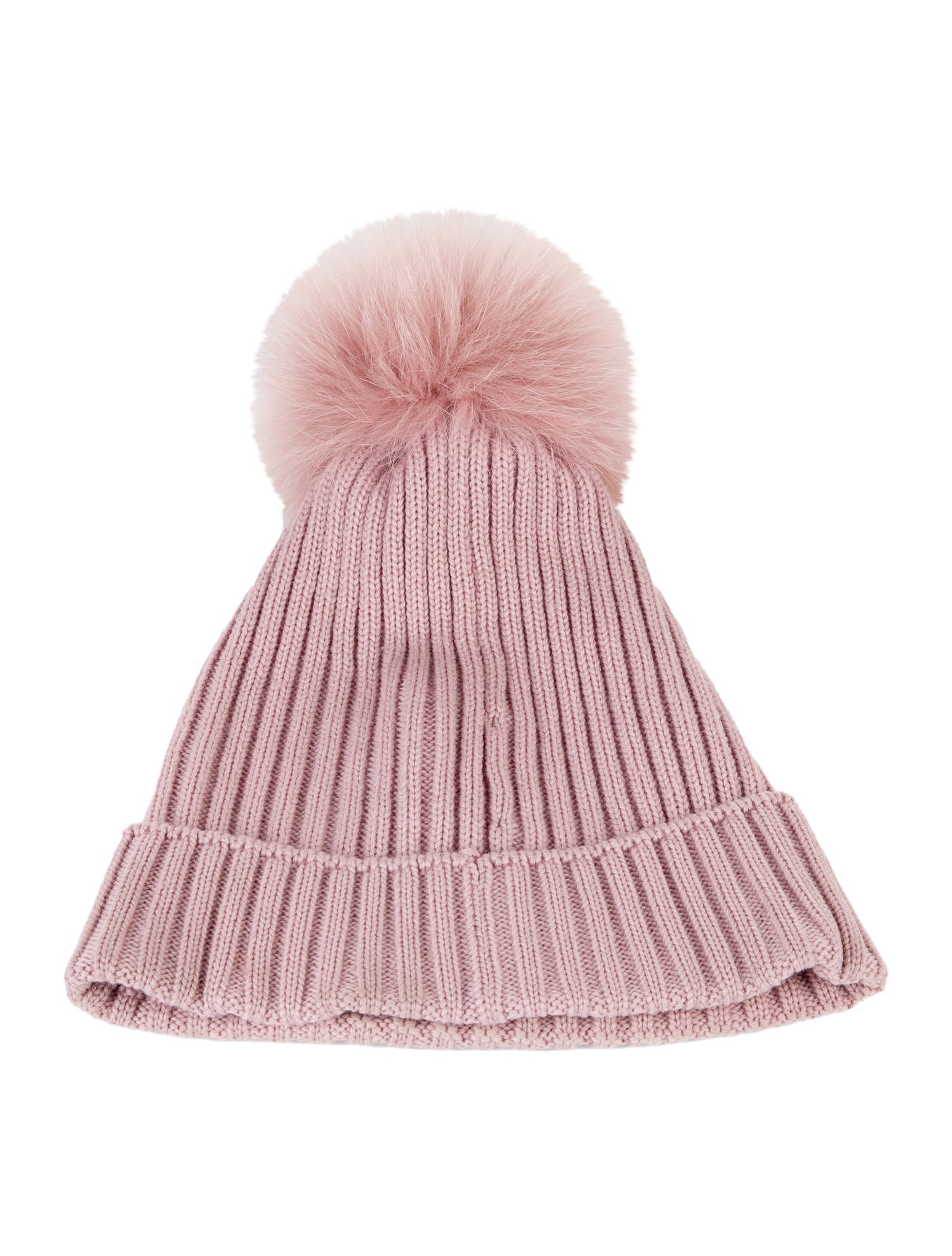 Moncler Moncler Girls Virgin Wool Pom Beanie