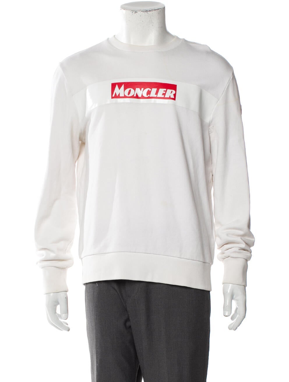 Moncler Signature Logo Graphic Print Sweatshirt