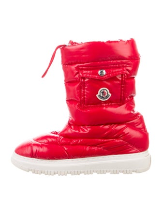 Moncler Nylon Colorblock Pattern Boots