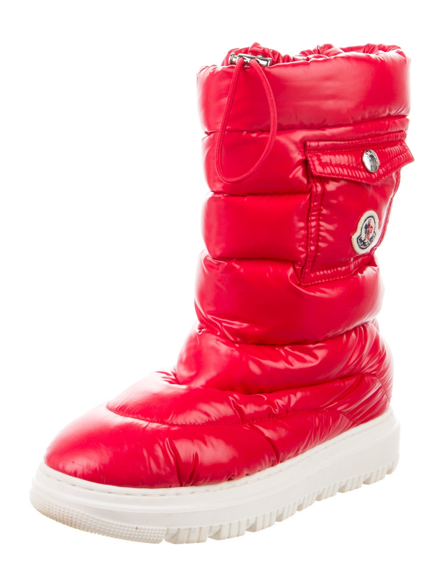 Moncler Nylon Colorblock Pattern Boots