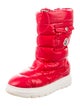 Moncler Nylon Colorblock Pattern Boots