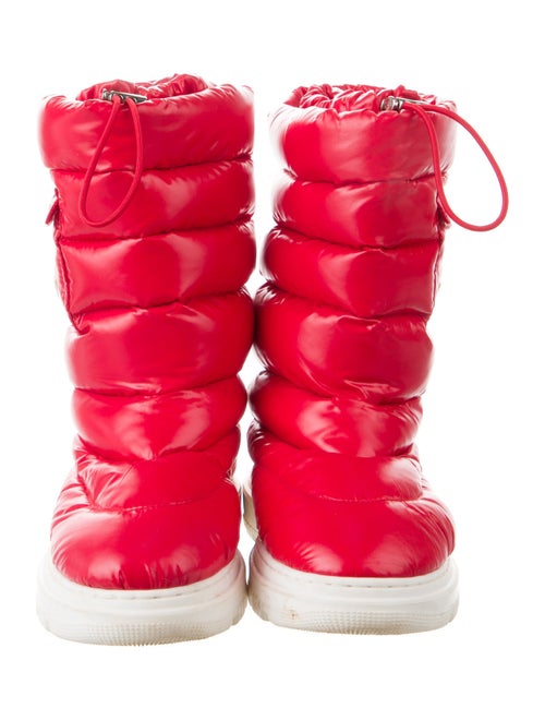 Moncler Nylon Colorblock Pattern Boots