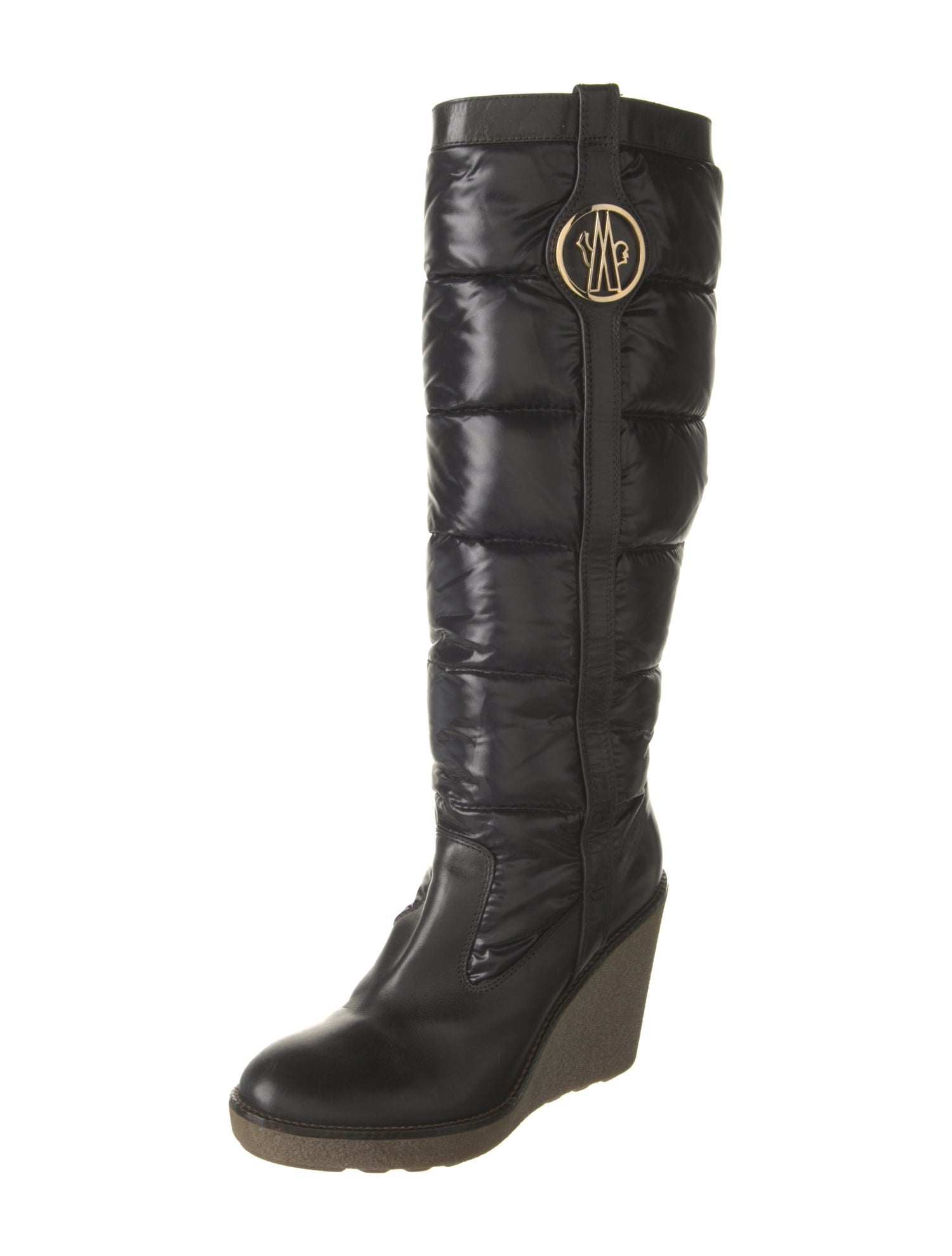 Moncler Signature Logo Nylon Boots