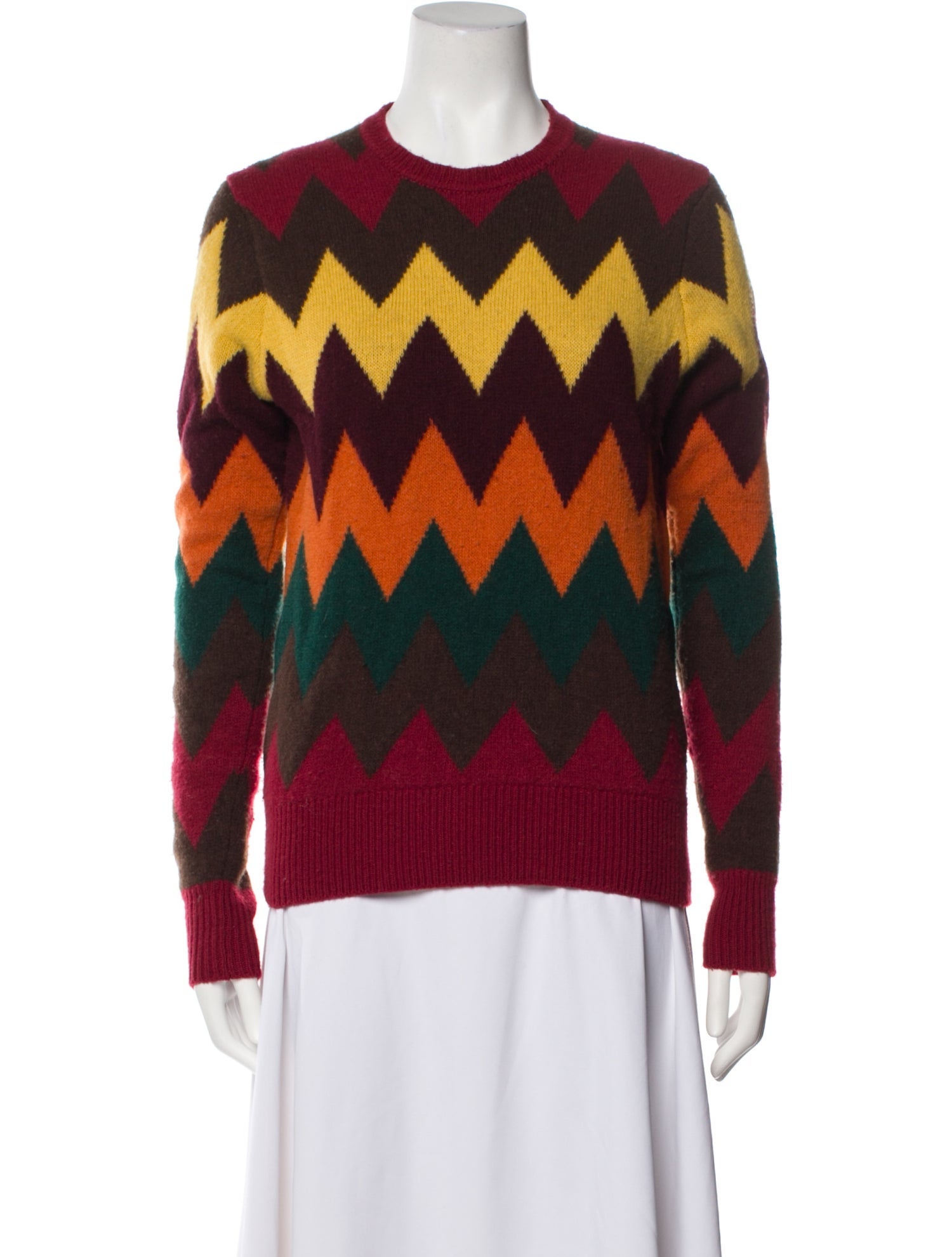 Moncler Virgin Wool Printed Sweater