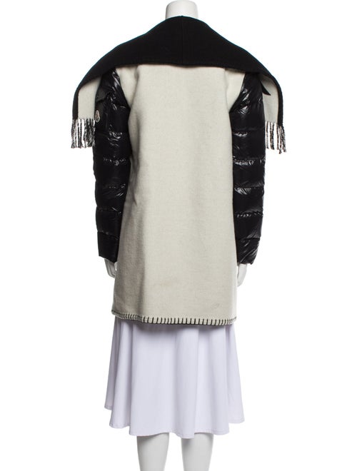 Moncler Wool Graphic Print Down Jacket