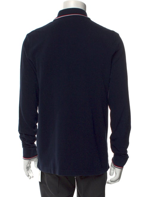 Moncler Collar Long Sleeve Polo Shirt