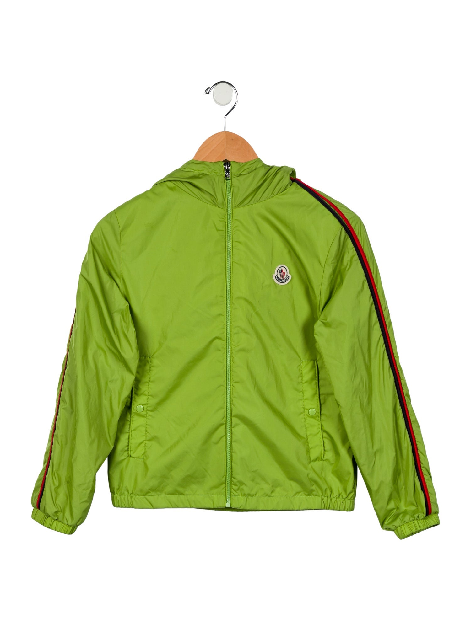 Moncler Boys; Logo Hooded Jacket