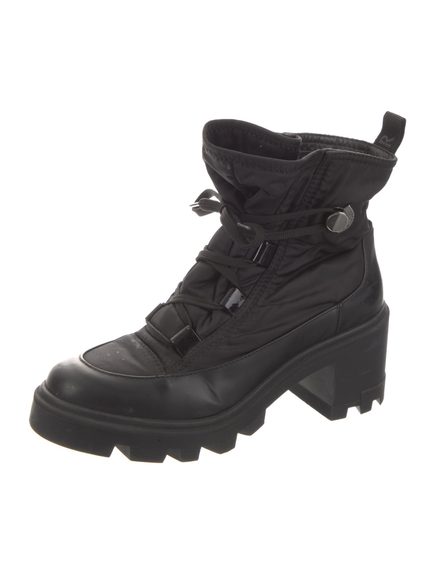 Moncler Cheryne Nylon Combat Boots