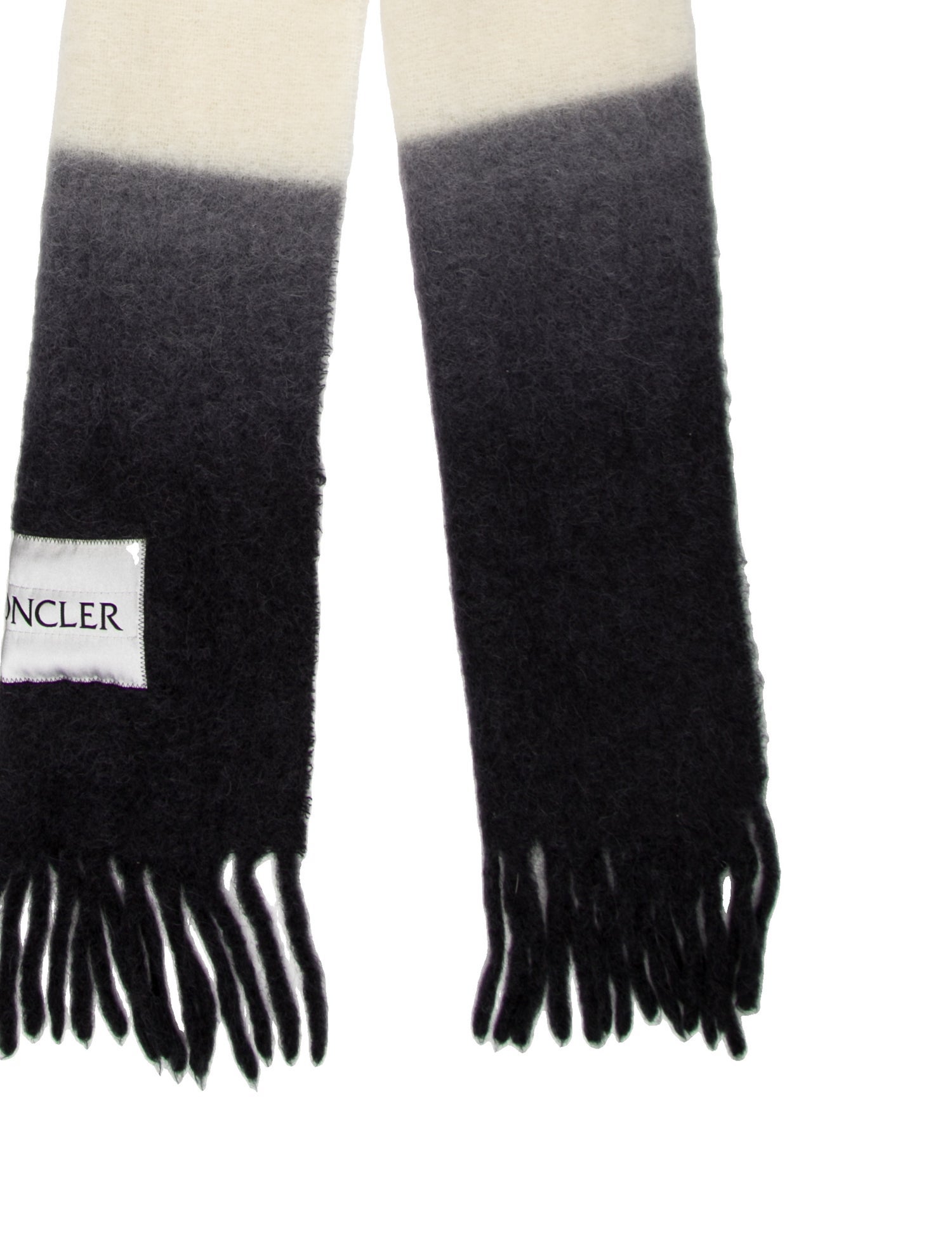 Moncler Virgin Wool Striped Scarf