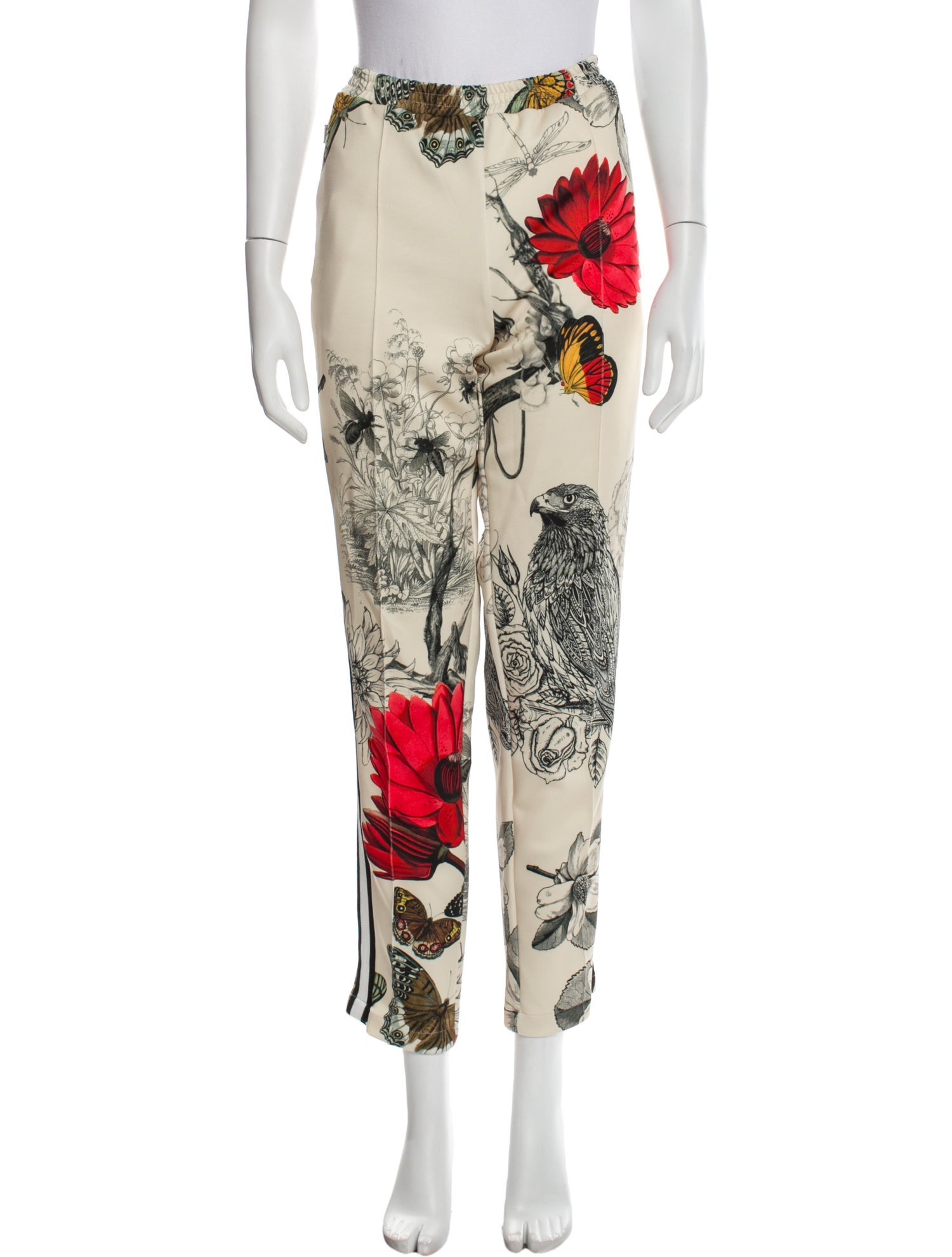 Moncler Printed Straight Leg Pants