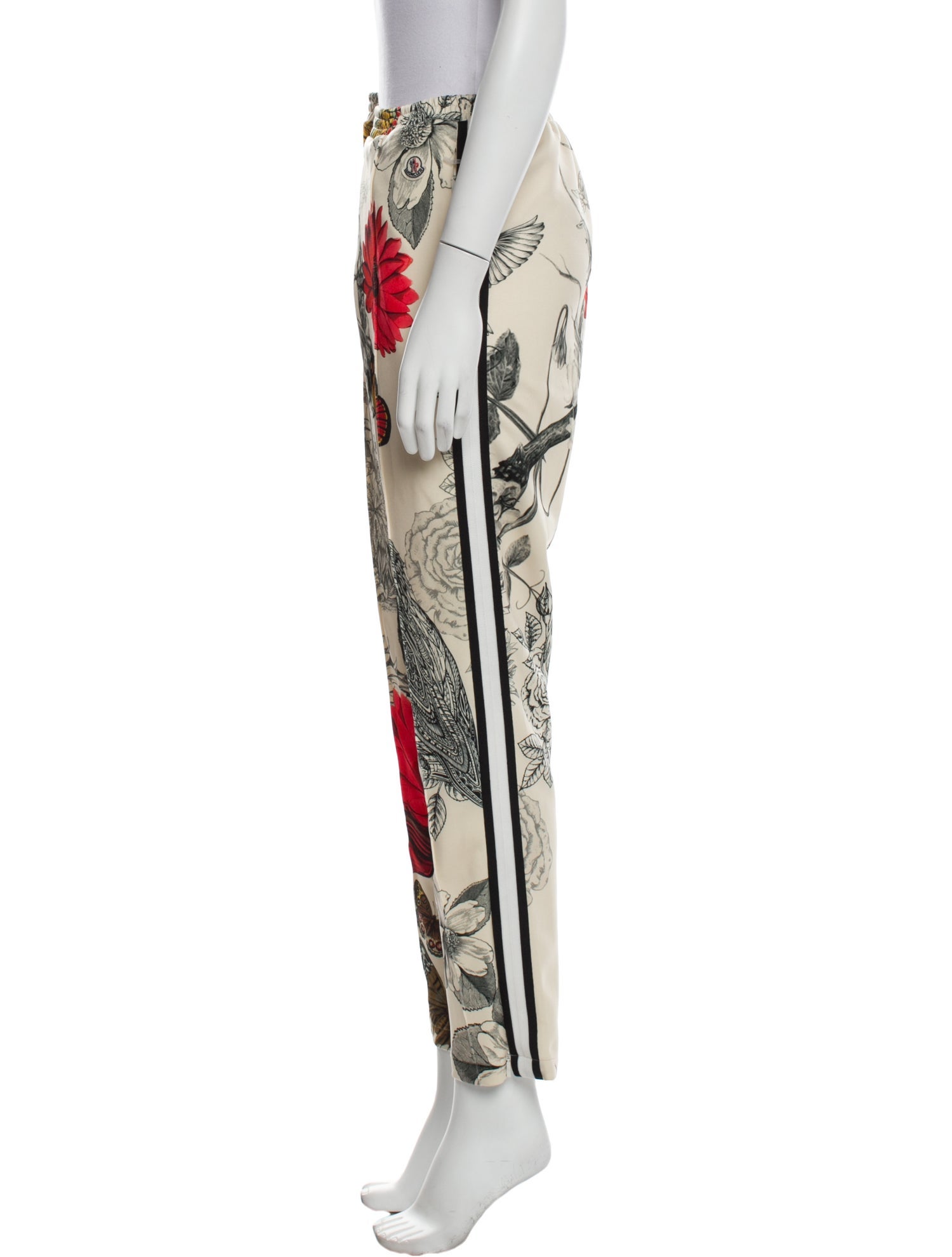 Moncler Printed Straight Leg Pants