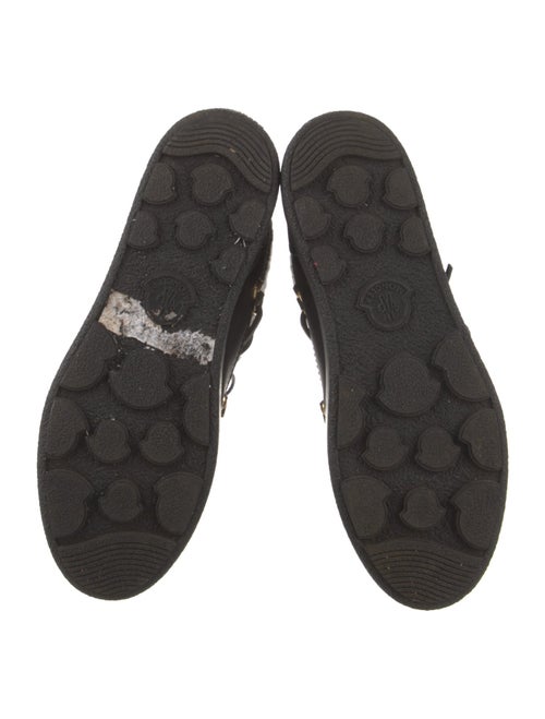 Moncler Tweed Tweed Pattern Lace-Up Boots