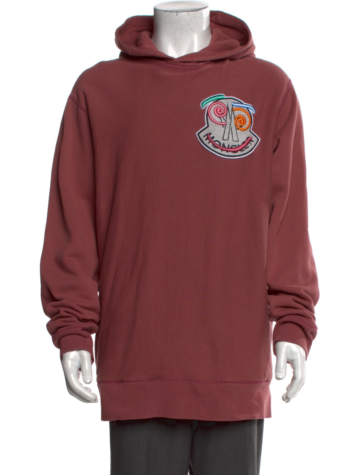 2 Moncler 1952 Graphic Print Crew Neck Hoodie