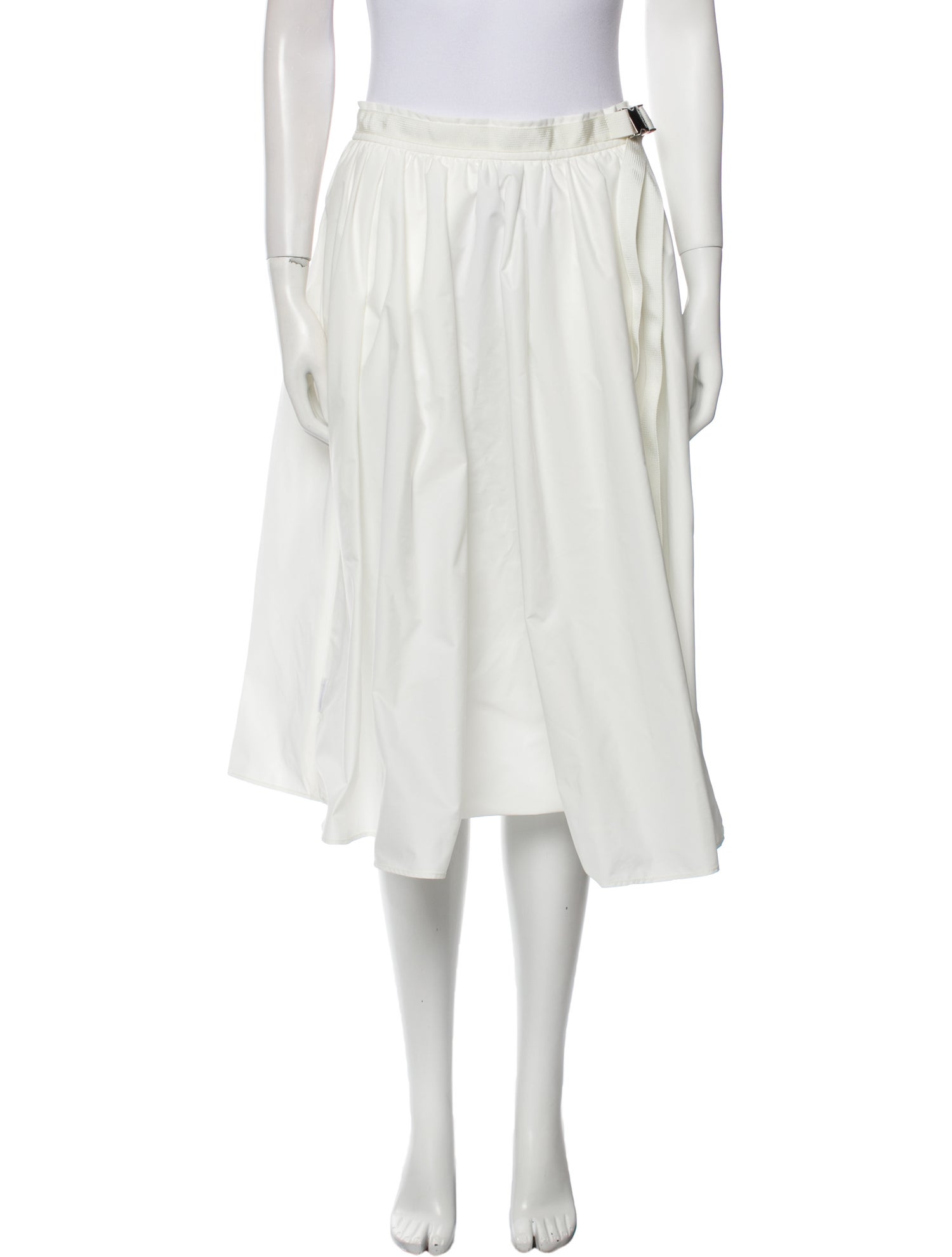 Moncler Ruffle Embellishment Knee-Length Skirt