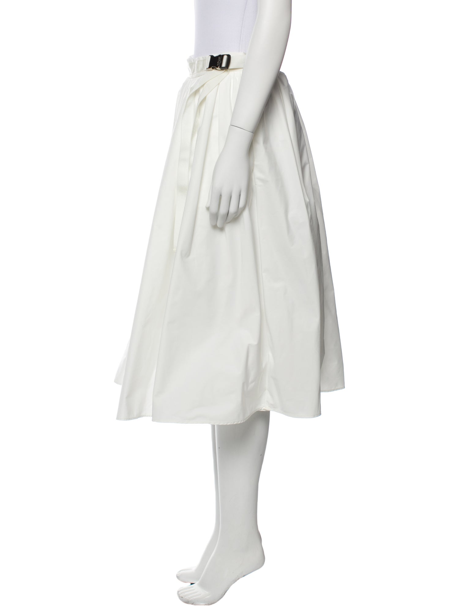 Moncler Ruffle Embellishment Knee-Length Skirt