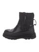 Moncler Leather Lace-Up Boots