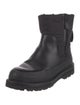 Moncler Leather Lace-Up Boots