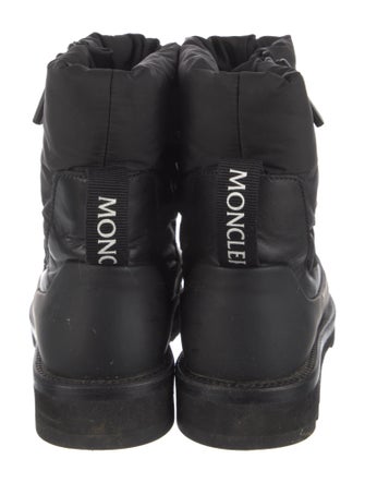 Moncler Leather Lace-Up Boots