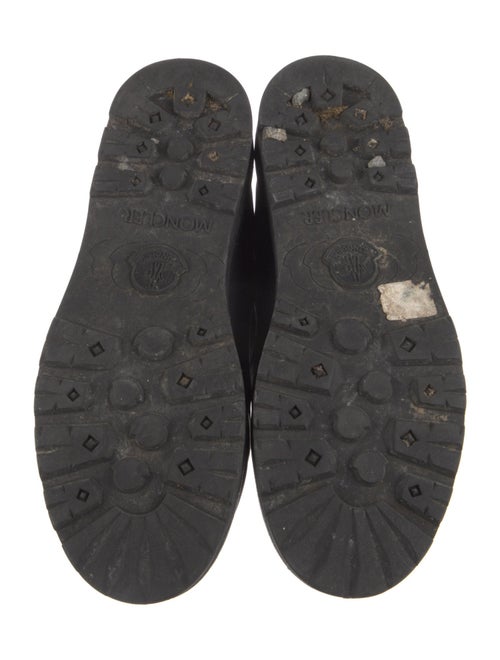 Moncler Leather Lace-Up Boots