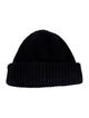 Moncler Blue Knitted Virgin Wool Beanie