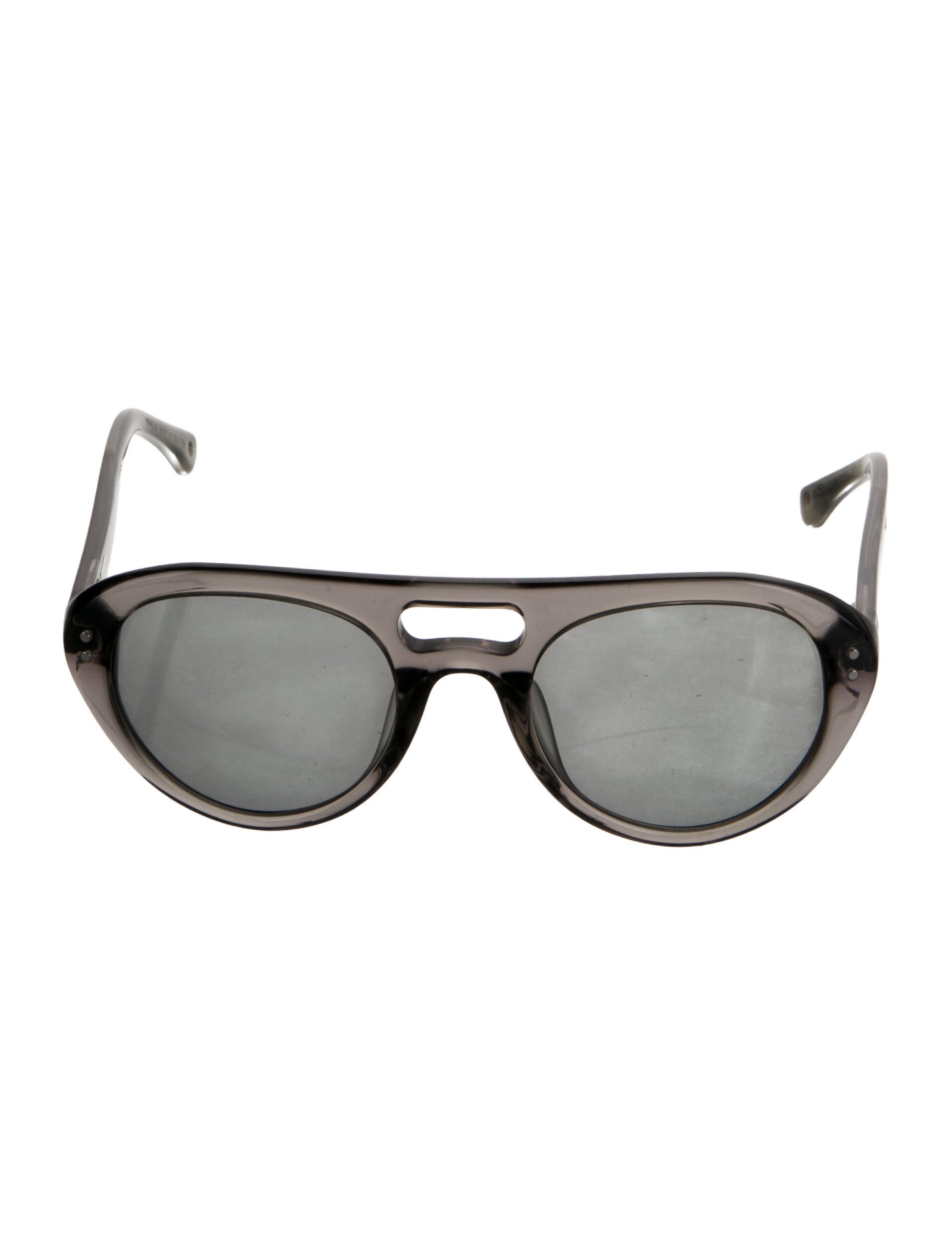 Moncler Round Mirrored Sunglasses