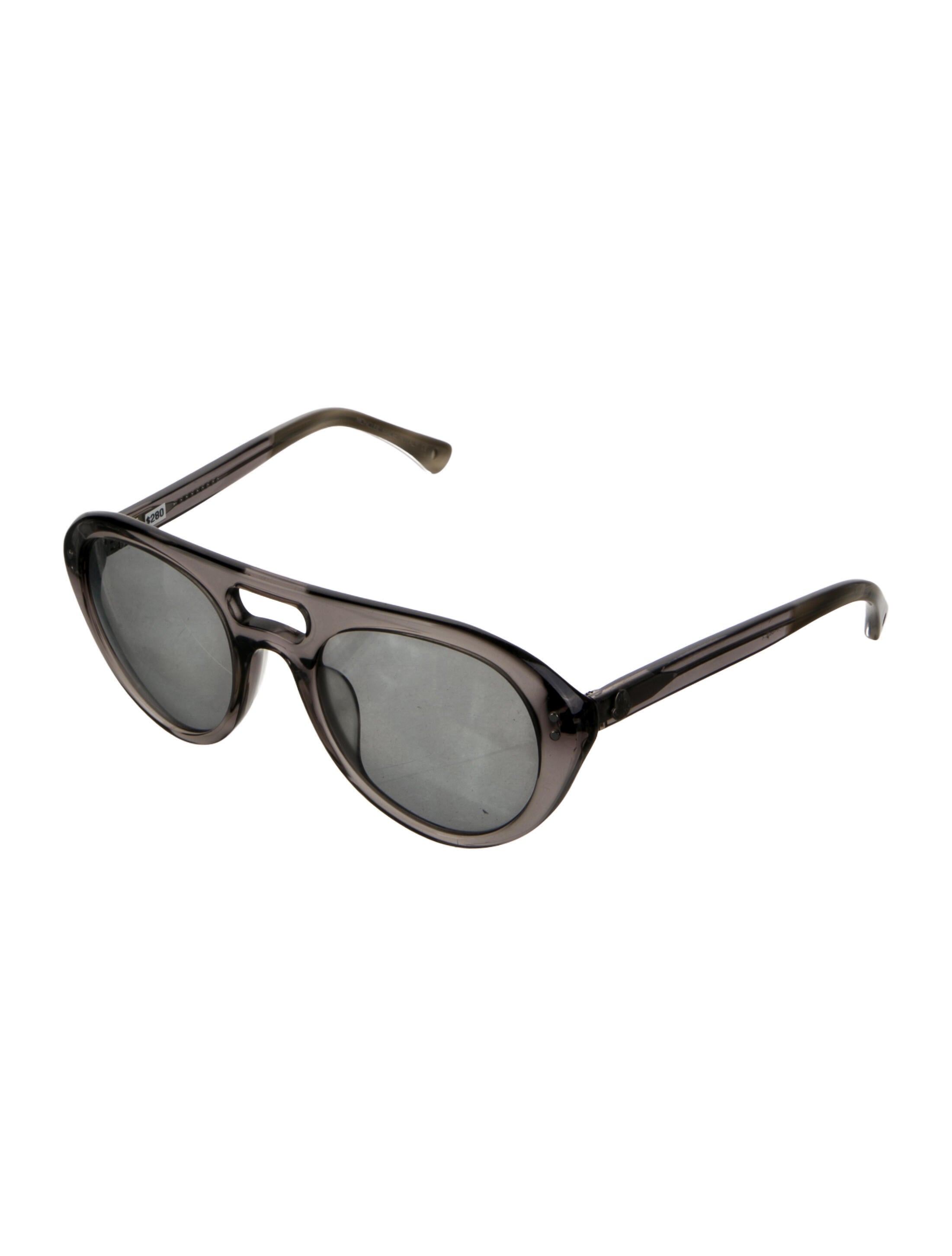 Moncler Round Mirrored Sunglasses