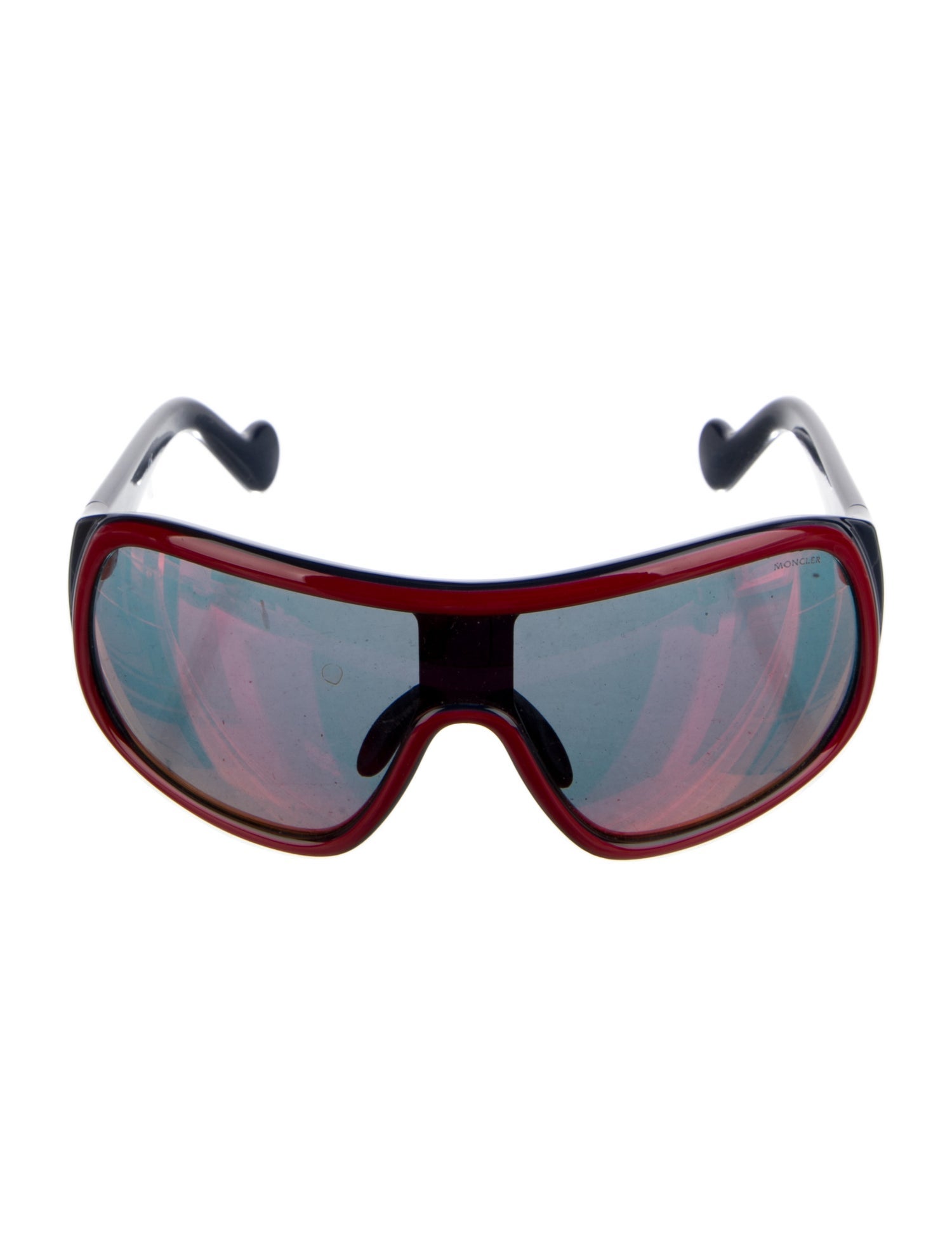 Moncler Shield Mirrored Sunglasses