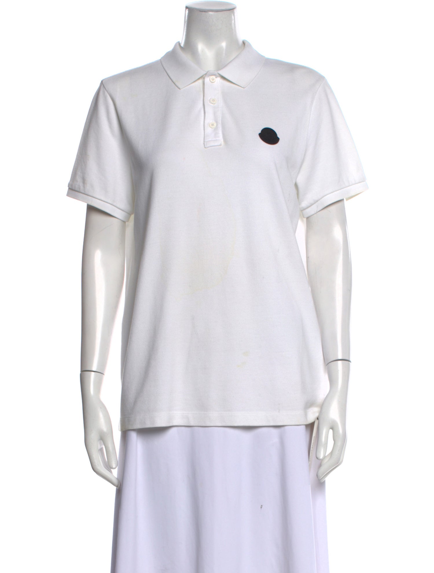 Moncler Crew Neck Short Sleeve Polo Shirt