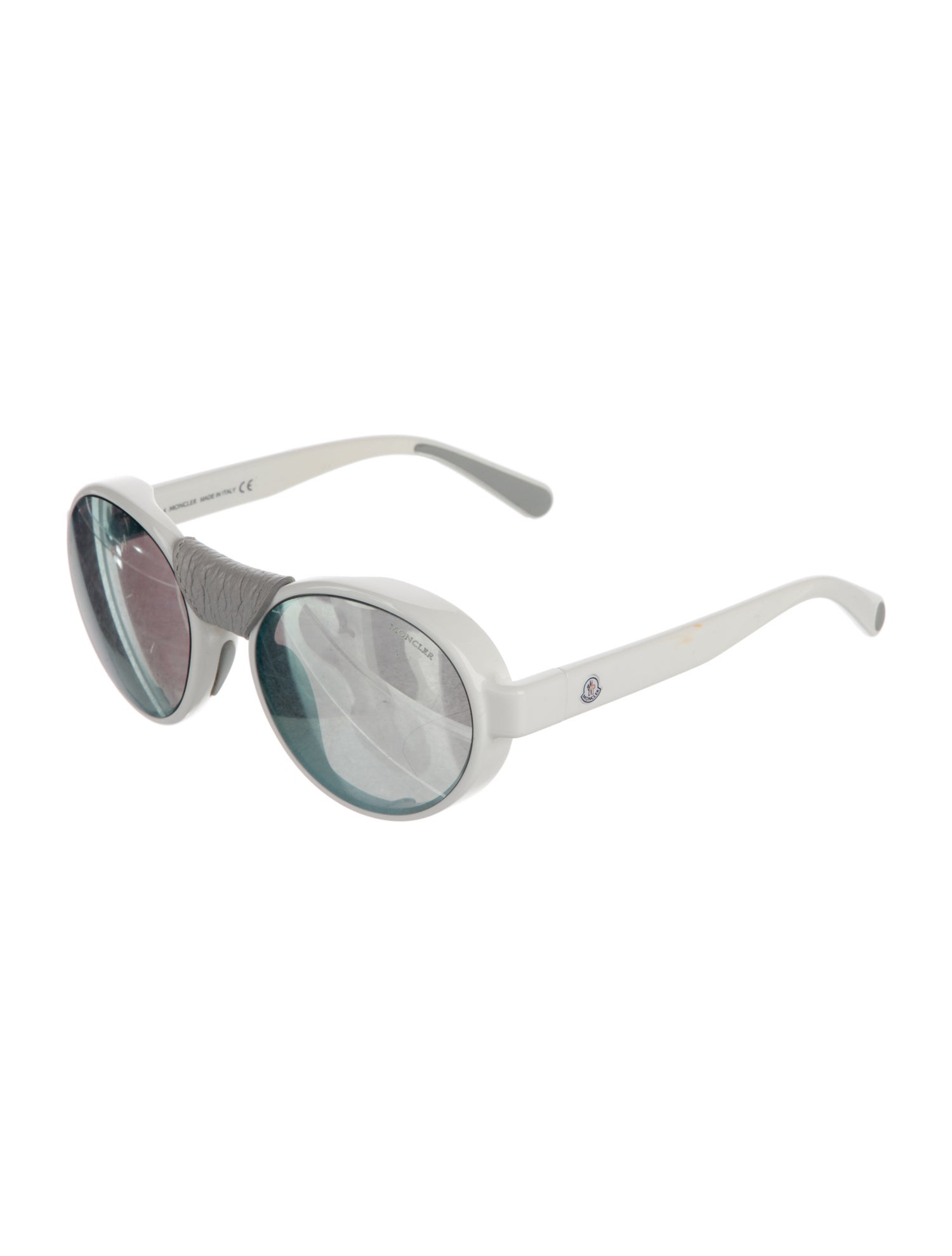 Moncler Round Mirrored Sunglasses