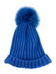 Moncler Knitted Fur Beanie